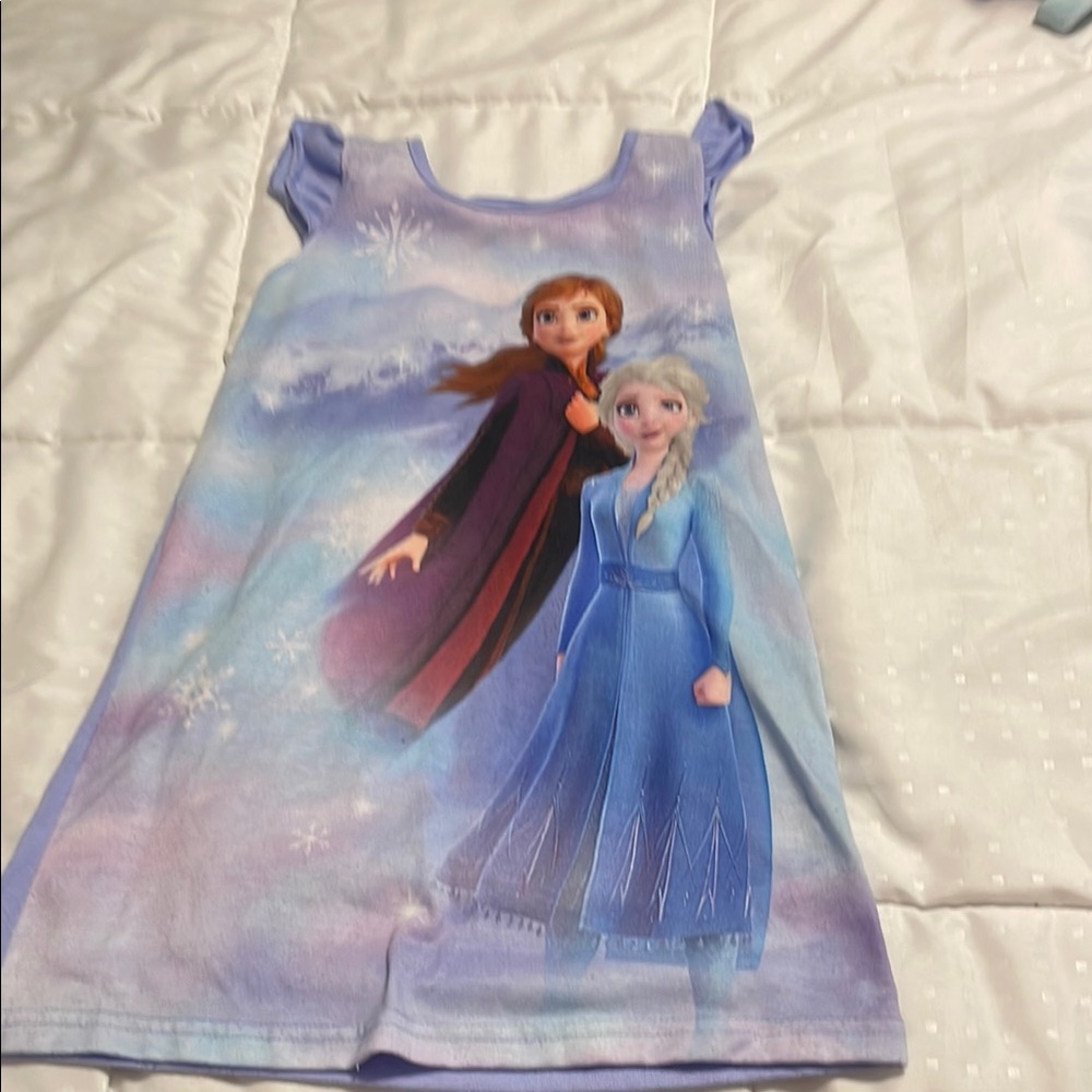 Disney Frozen Blue and Purple Nightgown